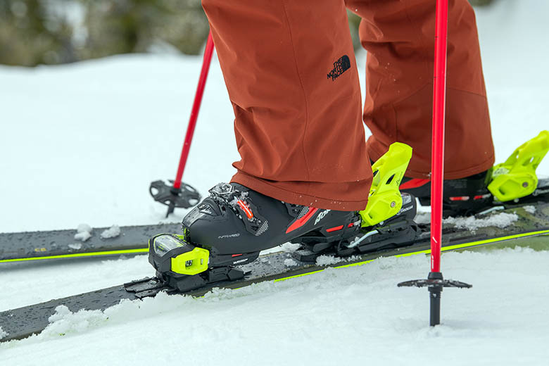 Ski Bindings (boots locked into Tyrolia Attack 13 bindings)